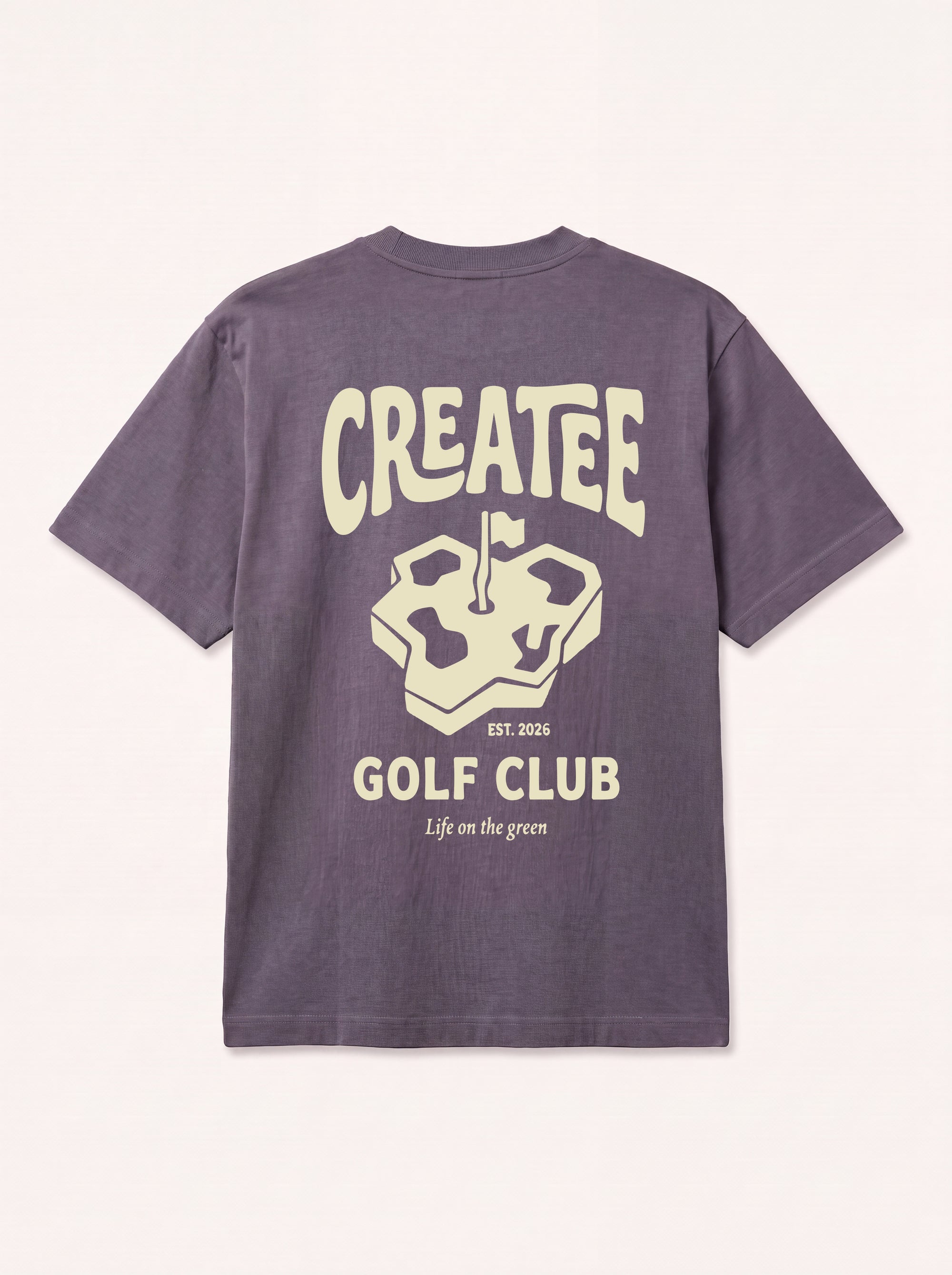 life on the green tee antraciet