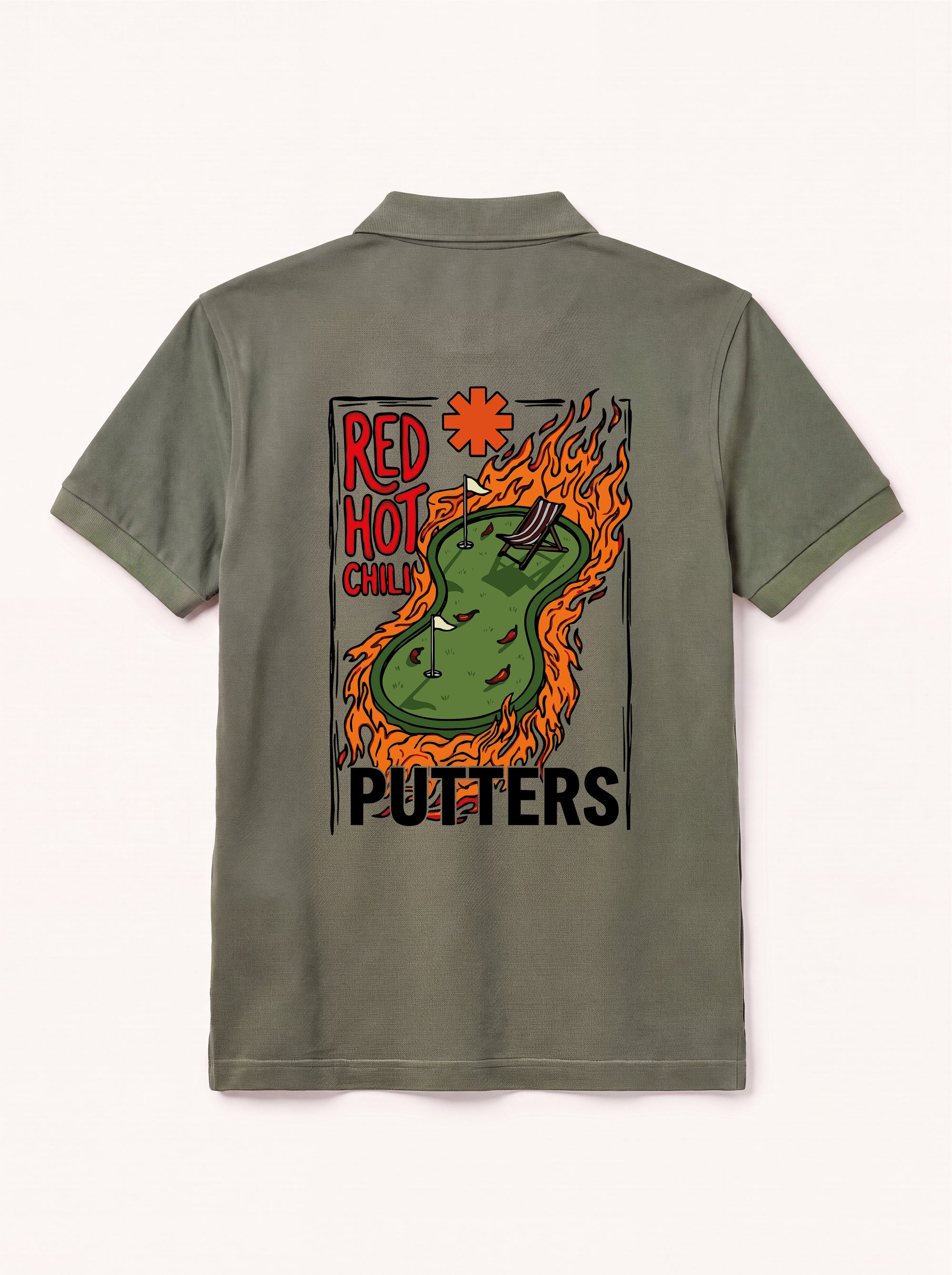 red hot chili putters polo leaf green